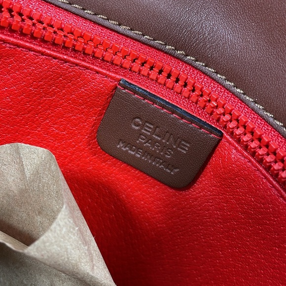 Authentic Celine canvas and leather Crossbody bag with COA - Picture 8 of 14